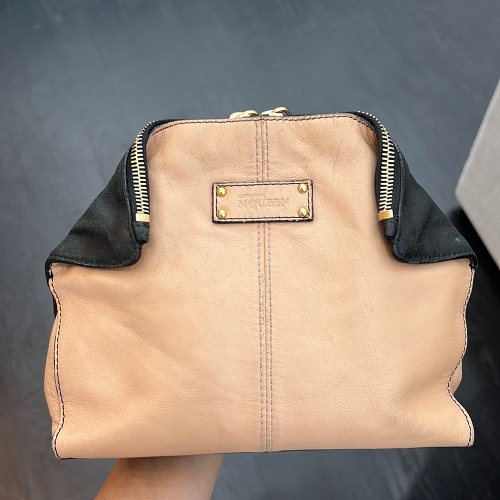 Alexander McQueen Two Toned Pouch